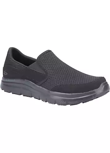 Skechers Mens Black Flex Advantage - Mcallen SR Trainers | Kaleidoscope